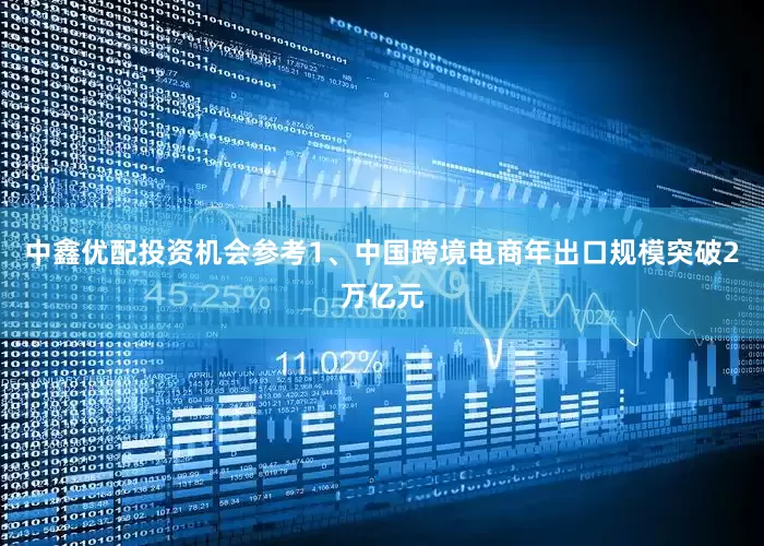 中鑫优配投资机会参考1、中国跨境电商年出口规模突破2万亿元