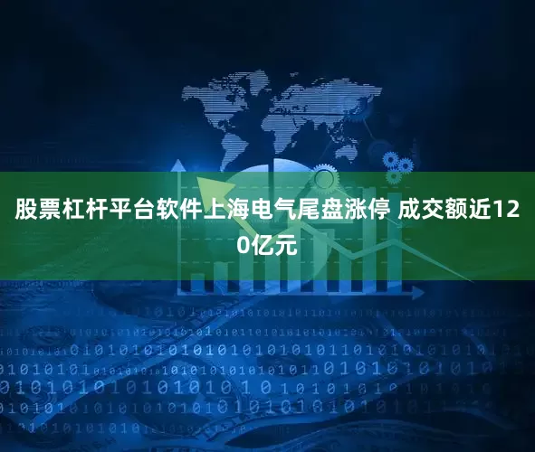 股票杠杆平台软件上海电气尾盘涨停 成交额近120亿元