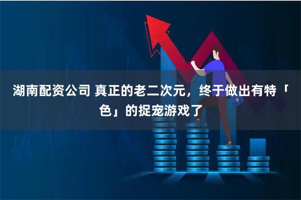 湖南配资公司 真正的老二次元，终于做出有特「色」的捉宠游戏了