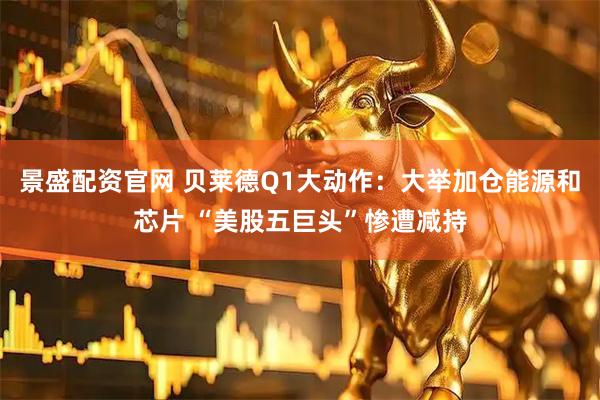 景盛配资官网 贝莱德Q1大动作：大举加仓能源和芯片 “美股五巨头”惨遭减持
